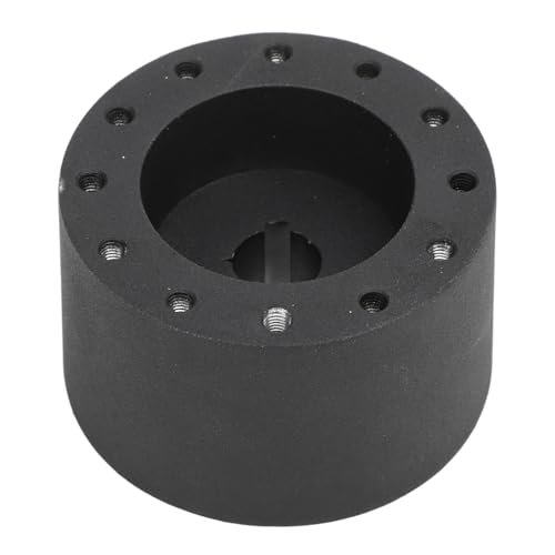 CFTGIW Boat Steering Wheel Hub Adapter, Metal, 3/4 Inch Keyway, 5mm Screw Holes, Compatible with Standard 6 Hole Wheels, Universal Fit for Boats