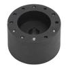 CFTGIW Boat Steering Wheel Hub Adapter, Metal, 3/4 Inch Keyway, 5mm Screw Holes, Compatible with Standard 6 Hole Wheels, Universal Fit for Boats