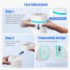 MERACH Dumbbell Set of 2, Adjustable Weight, Anti-slip Handle, Macaron Colors, Each 2.2/4.4/6.6/8.8 lbs, 4 in 1 Hand Weights for Women at Home, White view 4