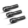 MODOAO Tactical Flashlights 3 Pack, LED Flashlights High Lumens with 5 Modes, Adjustable Brightness Flash Light for Emergency, Camping Flashlight view 1