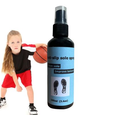 3pcs Basketball Shoe Grip Spray,100ml Anti-Slip Sole Spray Sole Traction Spray, Improve Sole Traction & Court Grip - Rejuvenate & Elongate Sneaker Life - Anti Slip Grip & Performance Enhancer