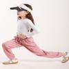 Hvididan Cargo Pants Joggers for Girls, Quick Dry Casual Kids Girls Hiking Climbing Pants Slim Fit with Pockets and Drawstring, Lightweight High Waisted Trousers, Pink Size 9-10 Years view 4