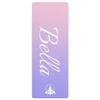 Custom Name Yoga Mat,Personalized Travel Yoga Exercise Mat,Non Slip,Perfect for Kids & Adults,Gradient Color F Series Style 23 view 1
