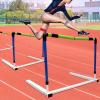 SHENJIA Hurdles Training Hurdles, Adjustable Agility Hurdles for Athletes - Foam Metal Practice Hurdles for Track and Field, Outdoor Sports Training Equipment with Jumping Pole view 1