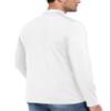 MoFiz Lightweight Men's Long Sleeve Polo Shirts Quarter Zipper Pullover Men's Polo Shirts Quick Dry Rash Guard Outdoor Hiking Mens Long Sleeve Shirts Casual White M view 2