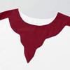 ARTIZANSTORE Medieval Tunic Cosplay Costume Halloween Round Neck Long Sleeve Renaissance Vintage Party Stage Performance Suit (White) view 2