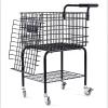 YXCUSAM Tennis Hopper Basket, Hanging Tennis Storage Basket Rack, Multi-Purpose Tennis Storage Basket for Courts, Gym view 3