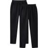2 Pack Men's Yoga Sweatpants Athletic Lounge Fleece Trousers Casual Jersey Straight Baggy Pants with Pockets view 2