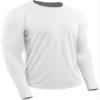 CADMUS Men's Hiking Workout Shirts, UPF 50+, Thumb Holes, Rash Guard,Fishing,Running, Athletic Long Sleeve,1 Pack,White,Large view 1