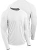 CADMUS Men's Hiking Workout Shirts, UPF 50+, Thumb Holes, Rash Guard,Fishing,Running, Athletic Long Sleeve,1 Pack,White,Small view 3