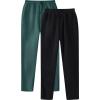 2 Pack Men's Yoga Sweatpants Athletic Lounge Fleece Trousers Casual Jersey Straight Baggy Pants with Pockets view 2
