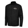 Antigua Men's Heather Black Baltimore Ravens Hold-Up Tri-Blend Full-Zip Jacket view 1
