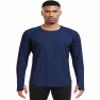 CADMUS Men's Hiking Workout Shirts, UPF 50+, Thumb Holes, Rash Guard,Fishing,Running, Athletic Long Sleeve,1 Pack,Navy Blue,XX-Large view 4