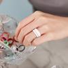 Egnaro Women's Stackable Silicone Rings, 2.5/5.5mm Wide 1.8/2mm Thick Bands view 4