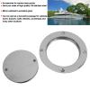 Yoidesu 4in Boat Round Deck Plate Non Slip Inspection Hatch, 316 Stainless Steel Marine Access Port Hatch Cover with Key, Detachable Water Tight Lid Cover for Marine Boat Yacht view 2