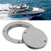 Yoidesu 4in Boat Round Deck Plate Non Slip Inspection Hatch, 316 Stainless Steel Marine Access Port Hatch Cover with Key, Detachable Water Tight Lid Cover for Marine Boat Yacht view 3