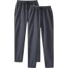2 Pack Men's Yoga Sweatpants Athletic Lounge Fleece Trousers Casual Jersey Straight Baggy Pants with Pockets view 2