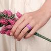 Egnaro Women's Stackable Silicone Rings, 2.5/5.5mm Wide 1.8/2mm Thick Bands view 3