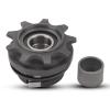 equlup 9T 12mm Bike Freewheel, Single Speed Cog Sprocket Freewheel Portable Bike Chain Single Speed Freewheel for 412 Folding Bike view 1