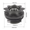 equlup 9T 12mm Bike Freewheel, Single Speed Cog Sprocket Freewheel Portable Bike Chain Single Speed Freewheel for 412 Folding Bike view 2