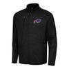 Antigua Men's Heather Black Buffalo Bills Hold-Up Tri-Blend Full-Zip Jacket view 1