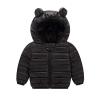 Kids Toddler Baby Girls Boys Winter Warm Thick Cotton Down Hooded Padded Clothes Coat Winter (Black-D, 6-12 Months) view 1