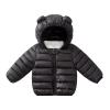 Kids Toddler Baby Girls Boys Winter Warm Thick Cotton Down Hooded Padded Clothes Coat Winter (Black-D, 6-12 Months) view 2