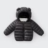 Kids Toddler Baby Girls Boys Winter Warm Thick Cotton Down Hooded Padded Clothes Coat Winter (Black-D, 6-12 Months) view 4