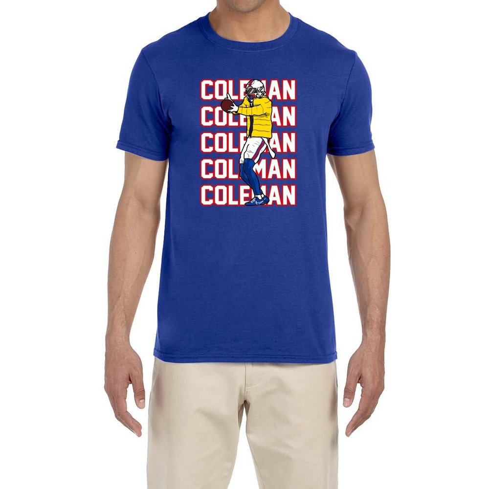 Blue Buffalo Keon Coleman Jacket Text Pic T-Shirt Youth Small