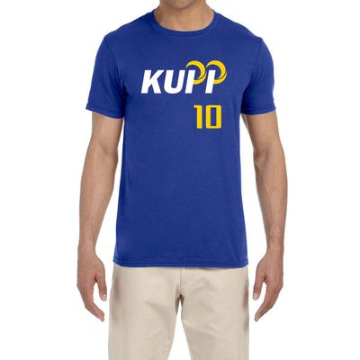 Blue Los Angeles Cooper Kupp Kupp Logo T-Shirt Youth XL