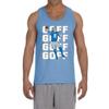 Blue Detroit Jared Goff Text Pic Tank Top Adult XL view 1