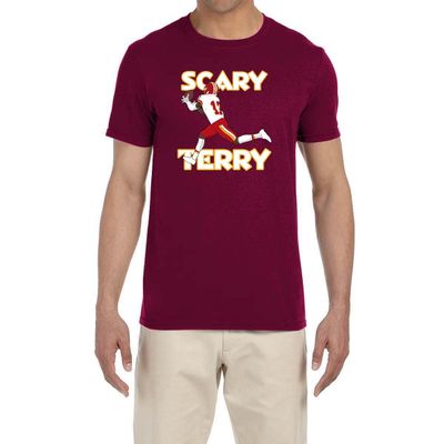 Tenacious Tops Maroon Washington Terry McLaurin Catching Logo T-Shirt Youth Medium