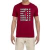 Red Arizona Marvin Harrison Jr Text Pic T-Shirt Adult Small view 1