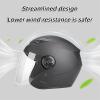 Four Seasons Motorcycle 3/4 Retro Helmet,Open Face Youth Vespa Half Helmet DOT Approved Vintage Electric Classic Bike Helmet Moped Chopper Bicycle Go-Kart Helmet for Men Women(Grey) view 3