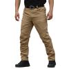 SdGgsgv Mens Work Cargo Pants - Baggy Multi Pockets Stretchy Ripstop Tactical Outdoor Fishing Hiking Construction Lightweight Waterproof Camo Motorcycle Military Pants view 2