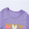 Toladuygo Toddler Girl Outfits Long Sleeve Valentines Heart Print T-Shirt Dress and Leggings Toddler Girl Fall Winter Clothes view 4