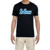 Black Detroit Amon Ra St Brown St Brown Logo T-Shirt Youth Medium view 1