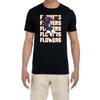 Tenacious Tops Black Baltimore Zay Flowers Text Pic T-Shirt Youth Small view 1