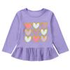 Toddler Girl Outfits Long Sleeve Valentines Heart Print T-Shirt Dress and Leggings Toddler Girl Fall Winter Clothes view 3