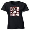 Black Atlanta Kirk Cousins Text Pic Womens T-Shirt Adult Small view 1