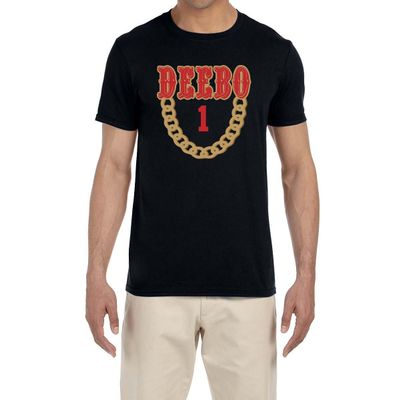 Black San Francisco Deebo Samuel Chain Logo T-Shirt Youth XL