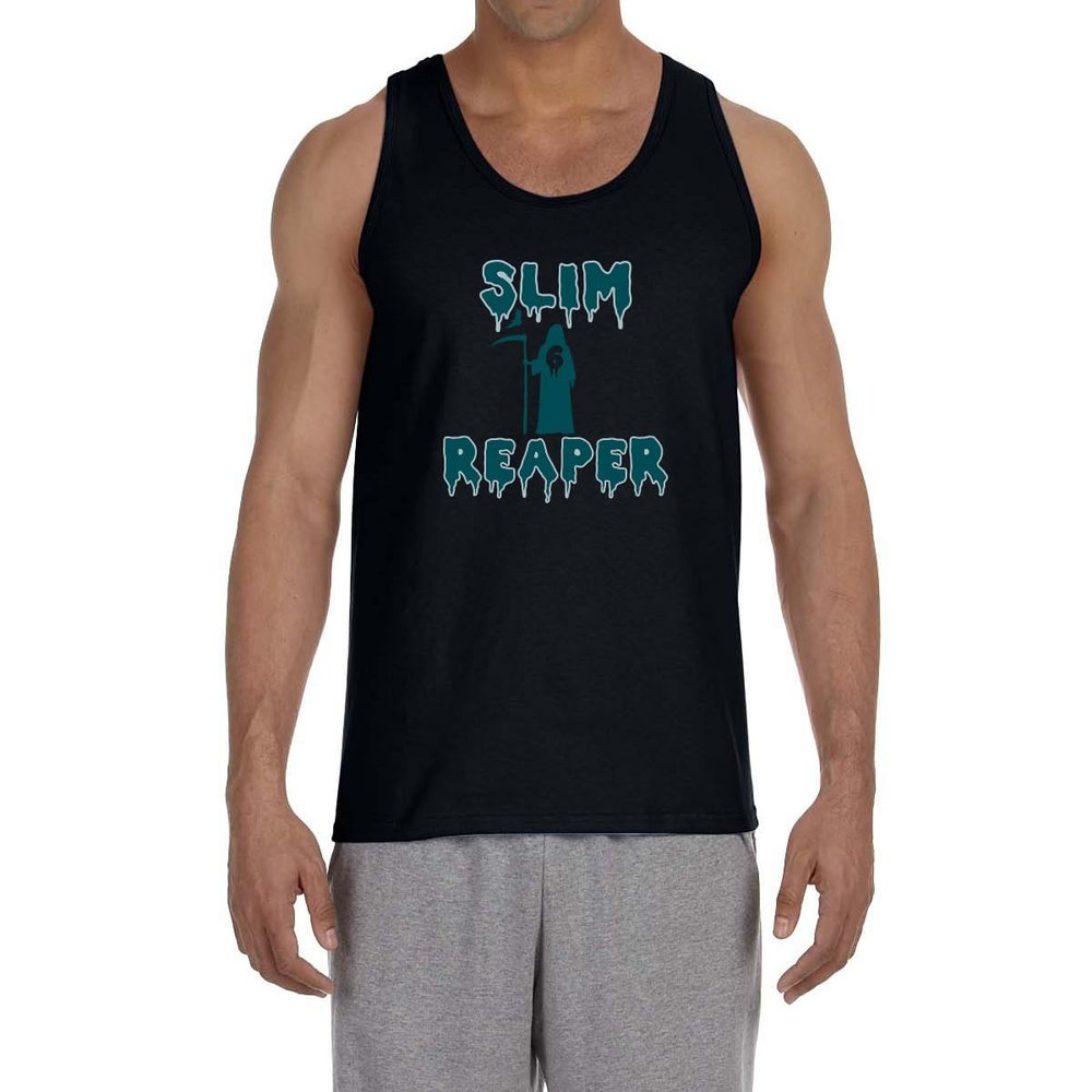 Black Philadelphia Devonta Smith Slim Reaper Tank Top Adult Medium