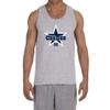 Gray Dallas CeeDee Lamb Logo Tank Top Adult Medium view 1
