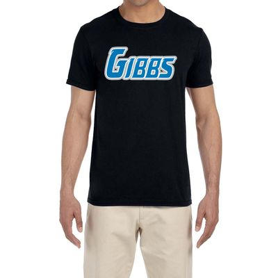 Tenacious Tops Black Detroit Jahmyr Gibbs Logo T-Shirt Youth Medium