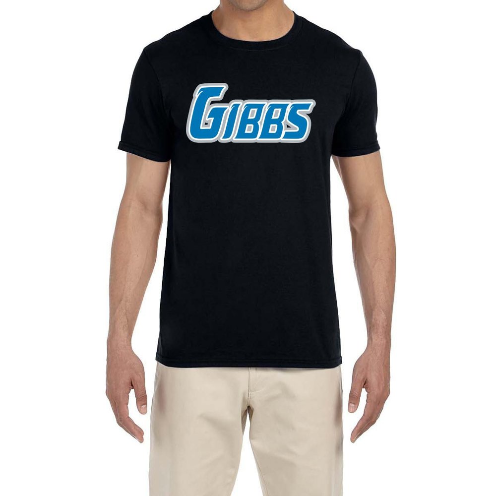 Tenacious Tops Black Detroit Jahmyr Gibbs Logo T-Shirt Youth Medium