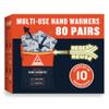 Ignik Resealable Multiple-Use Hand Warmers for 10 Hours of Heat Across 72 Hours, 80 Pairs view 1