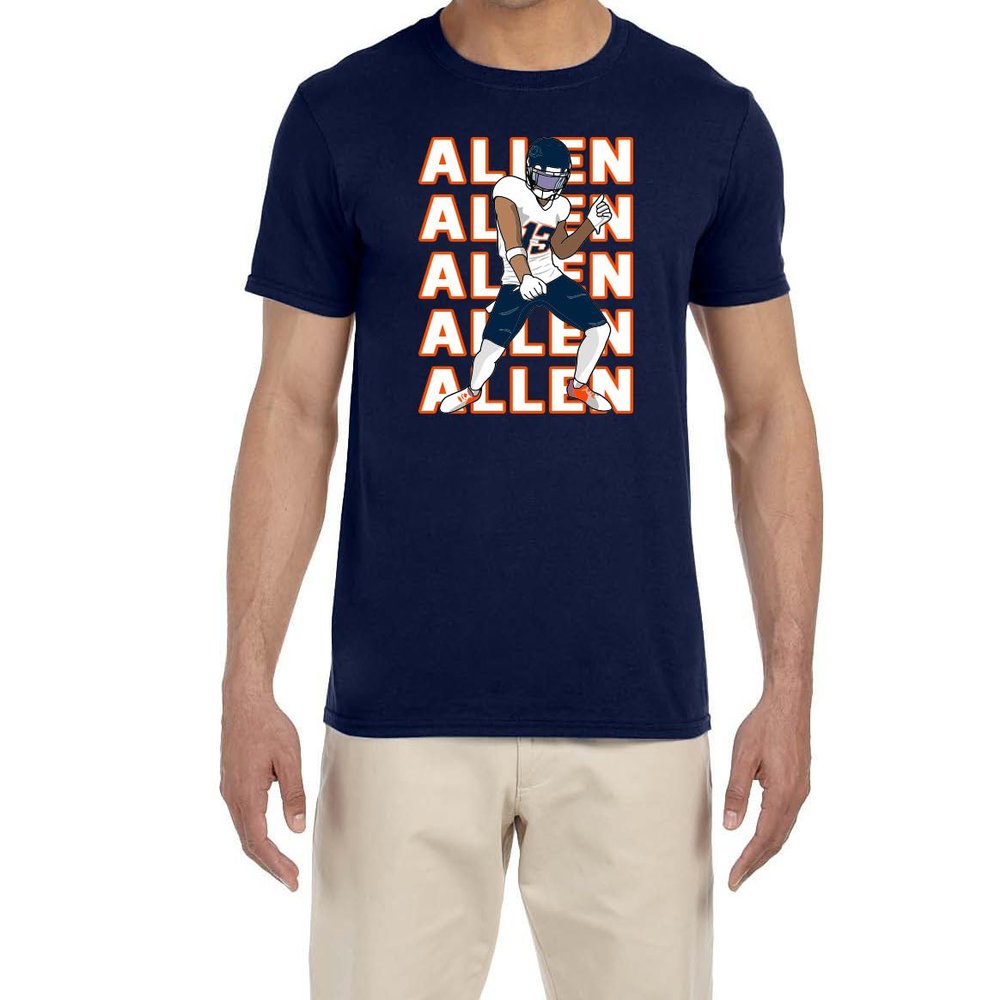 Navy Chicago Keenan Allen Text Pic T-Shirt Youth Medium