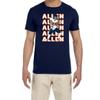 Navy Chicago Keenan Allen Text Pic T-Shirt Youth Medium view 1