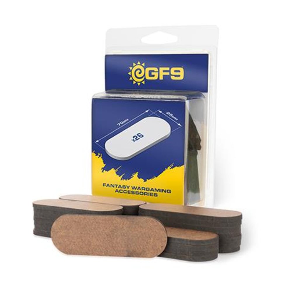 Gale Force Nine Pill Bases - 70x25mm