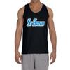 Black Detroit Amon Ra St Brown St Brown Logo Tank Top Adult Small view 1